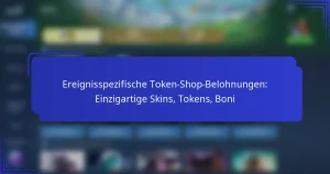 Ereignisspezifische Token-Shop-Belohnungen: Einzigartige Skins, Tokens, Boni