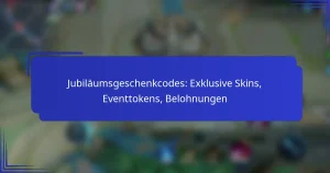 Jubiläumsgeschenkcodes: Exklusive Skins, Eventtokens, Belohnungen